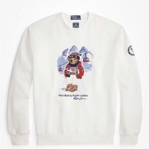 Polo Ralph Lauren Olympic Bear White Crewneck Sweatshirt SOLD OUT